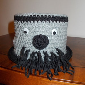 Klohut -Toilet hat toilet paper hat gray Bartolos