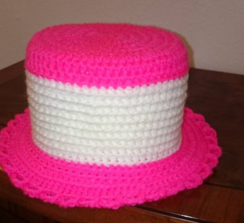 Klohut Klohütchen Toilet Paper Hat pink/white image 1