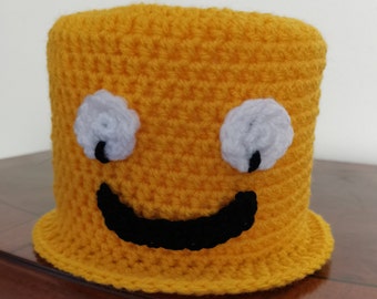 Klohut -Klohütchen Toilet paper Hat good mood in yellow