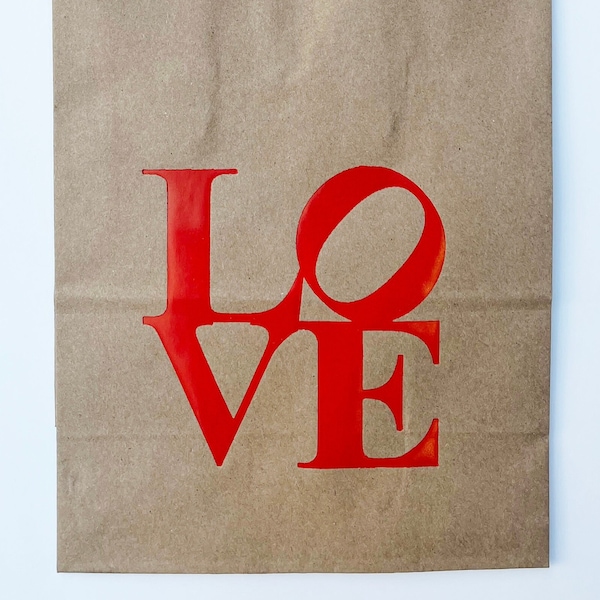 LOVE Kraft Bag | Philadelphia Bag | Philly themed bag