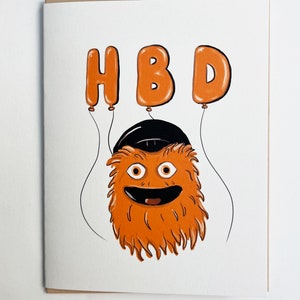 Cartão de aniversário corajoso