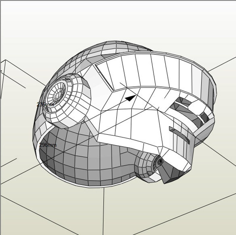 Alien head pepakura files foam rewahouses