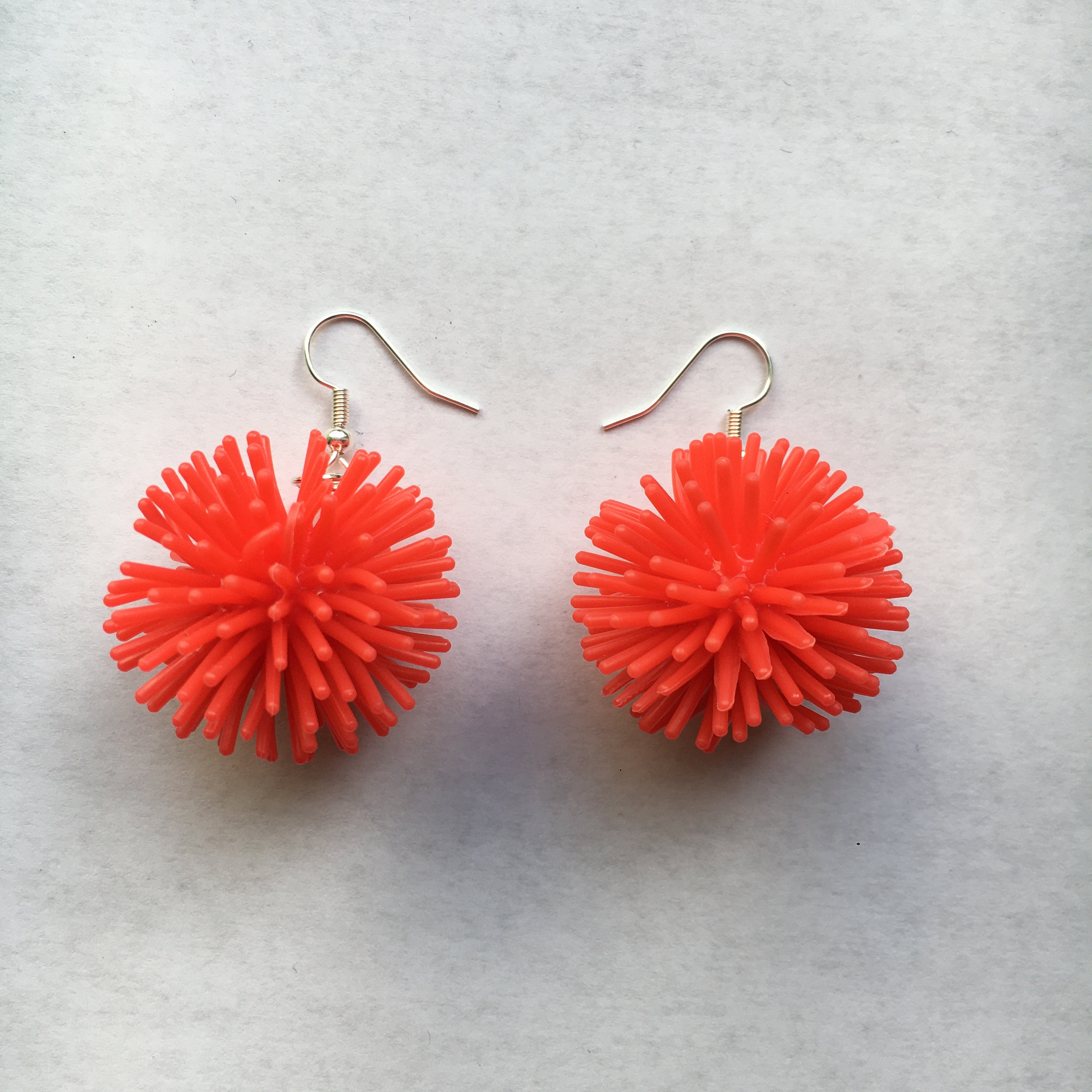 Spiky Ball Earrings Etsy