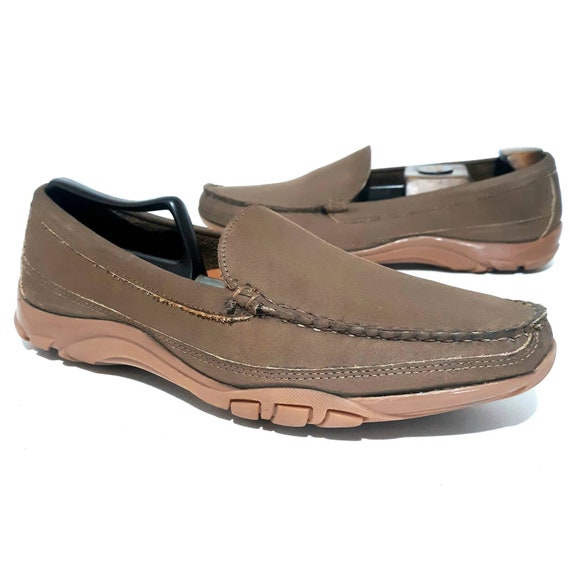 Allen Edmonds BOULDER Brown Leather Venetian Drivi