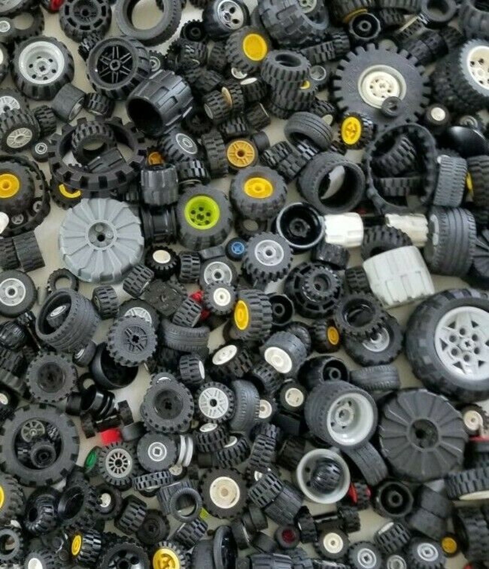 Lego Tires Wheels Technic Pieces Bulk Lot Choose Size Legos Etsy