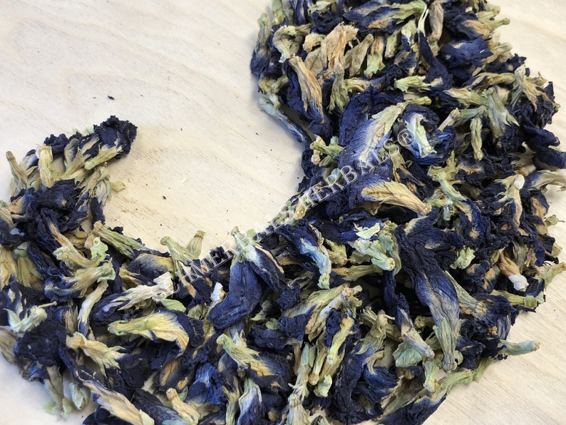 Dried All Natural Butterfly Pea Whole Flower, Clitoria ternatea, for Sale from Schmerbals Herbals