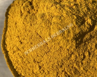 Turmeric, Curcuma longa, All Natural "Common Turmeric" Rhizome Powder ~ Schmerbals Herbals®