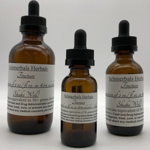 2X Wormwood Tincture / Liquid Extract, Artemisia absinthium, for Sale from Schmerbals Herbals®