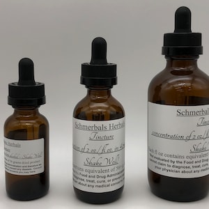 Lemon Balm, Melissa officinalis, 2X Tincture / Liquid Extract ~ Schmerbals Herbals®