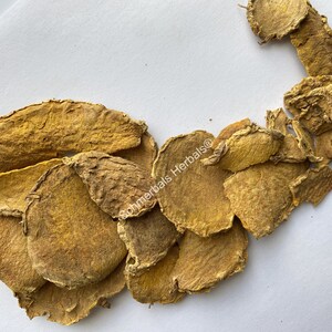 Turmeric, Curcuma aromatica, All Natural &quot;Wild Turmeric&quot; Rhizome Slices ~ Schmerbals Herbals®