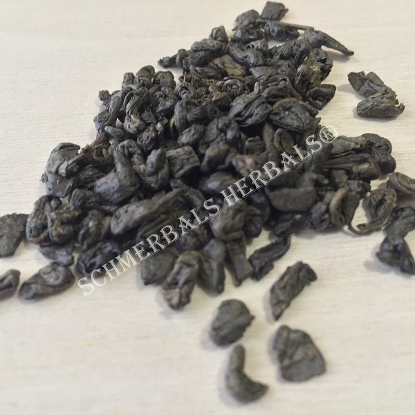 Tea, Camellia sinensis, Green, Gunpowder Rolled Leaf Tea~ Schmerbals Herbals®