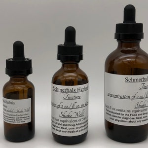 Mugwort, Artemisia vulgaris, 2X Tincture / Liquid Extract ~ Schmerbals Herbals®
