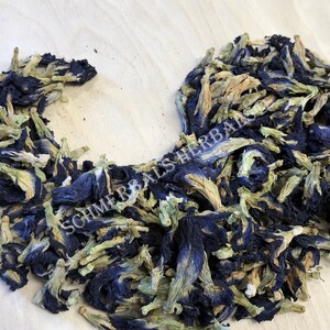 Dried All Natural Butterfly Pea Whole Flower, Clitoria ternatea, for Sale from Schmerbals Herbals