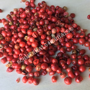 Pepper, Schinus terebinthifolius, Whole Pink Peppercorns ~ Schmerbals Herbals®