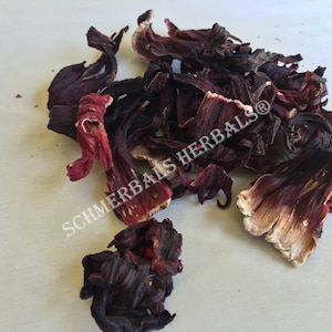 Hibiscus, Hibiscus sabdariffa, Flower Petals ~ Schmerbals Herbals®