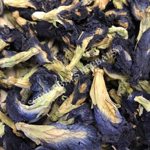 Butterfly Pea, Clitoria ternatea, All Natural Whole Flower ~ Schmerbals Herbals®