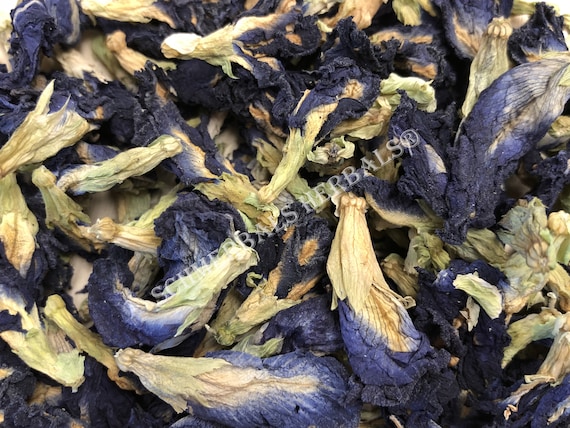 Butterfly Pea, Clitoria ternatea, All Natural Whole Flower ~ Schmerbals Herbals®