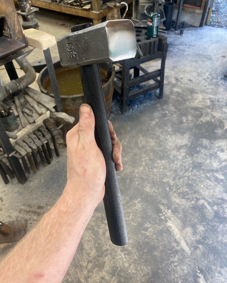 Hand forged 2.5 pound Japanese bladesmith hammer image 5