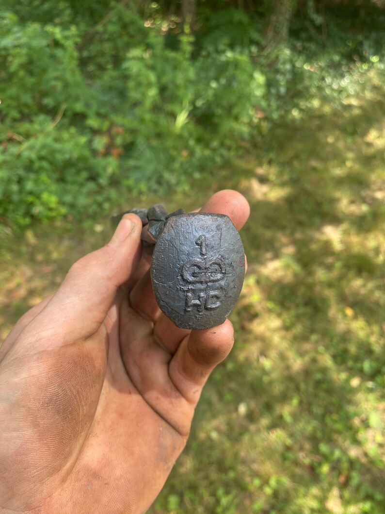 Hand Pineapple Twist Railroad Spike Knife Etsy