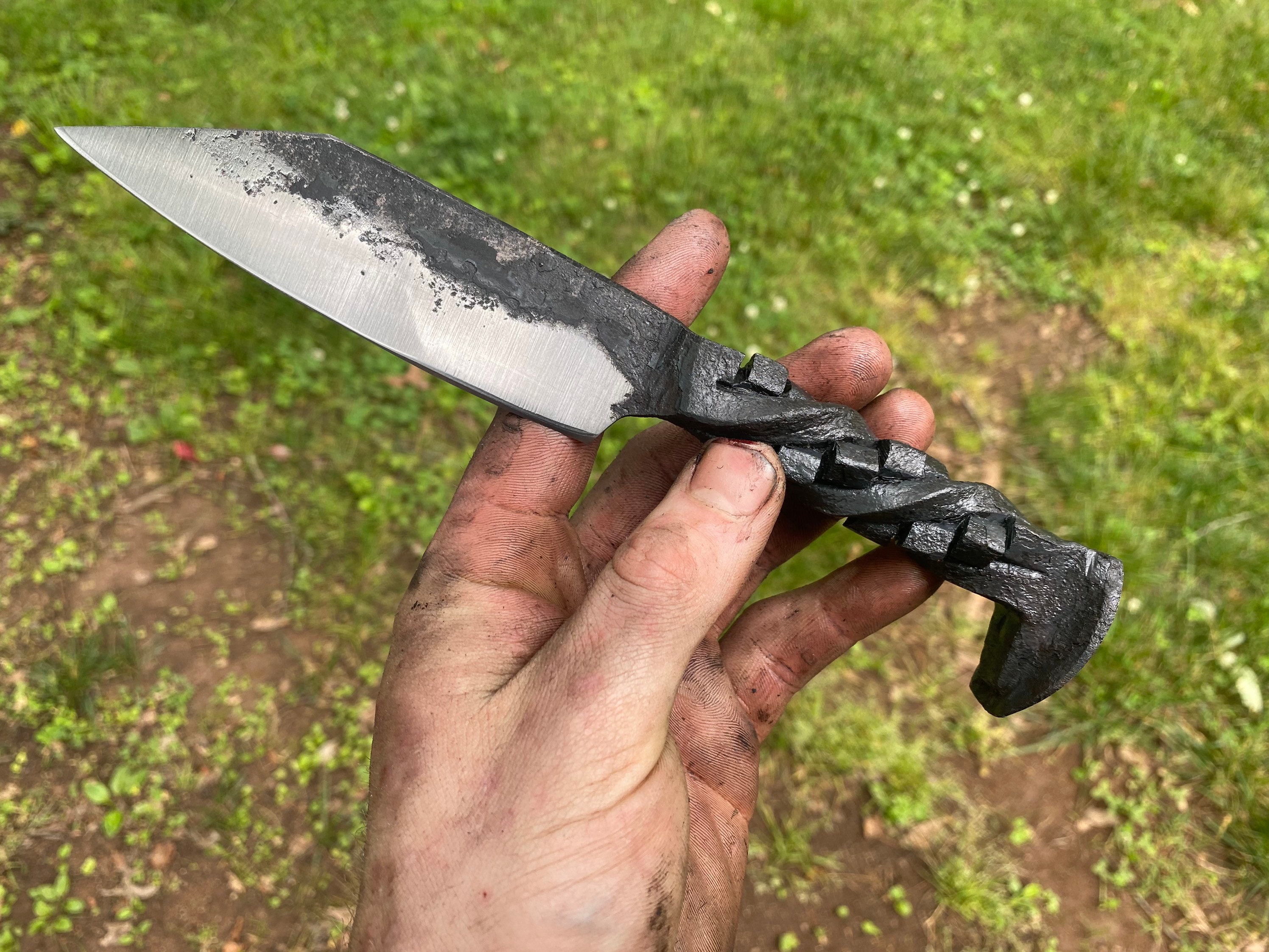 Hand pineapple twist railroad spike knife agrohort.ipb.ac.id