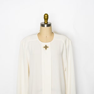 Vintage 1980s Blouse by David Brooks
