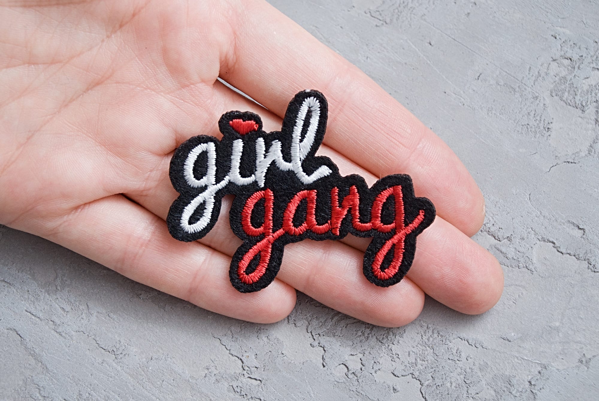 Girl Gang Patch 2 5/16 Feminism Embroidered Patch for Etsy