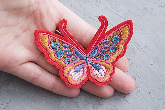 16 Piezas Flores Mariposa Hierro Parches Bordados Apliq... | Envío Gratis
