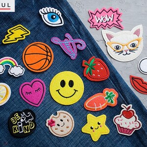 Cartoon Bomb patch. Dynamite embroidered patch. Badge sign applique. Iron on patch. Patches For Jacket. Sew On emoji patch. Cool gift image 9