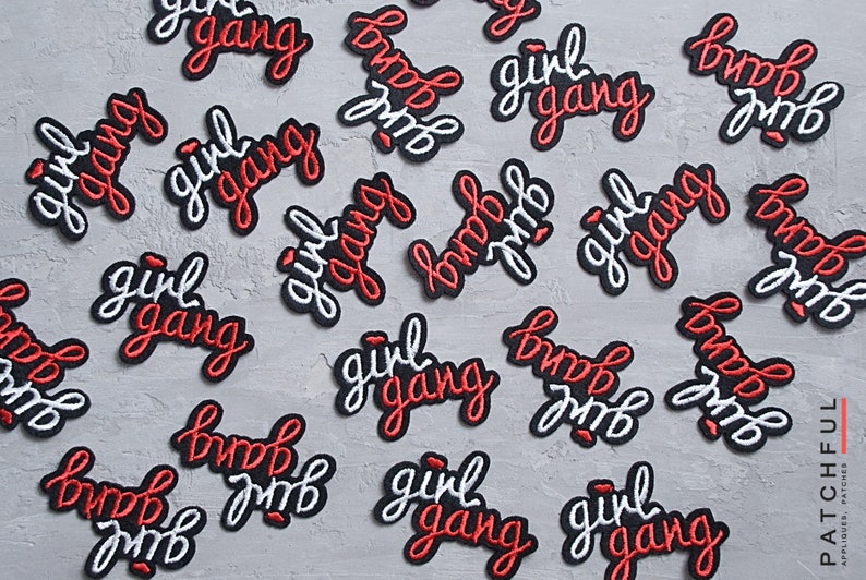 Girl Gang Patch 2 5/16 Feminism Embroidered Patch for Etsy