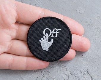 off white logo patch low top