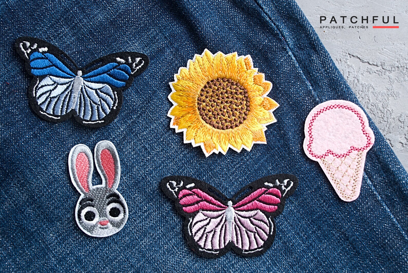 Ice Cream Cone Ironon Patch Ice Cream Badge Pink Girly Etsy