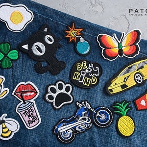 Cartoon Bomb patch. Dynamite embroidered patch. Badge sign applique. Iron on patch. Patches For Jacket. Sew On emoji patch. Cool gift image 5