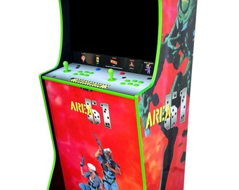 Light Gun Arcade Cabinet with Recoil Guns and Pedals! 5,146 Games!