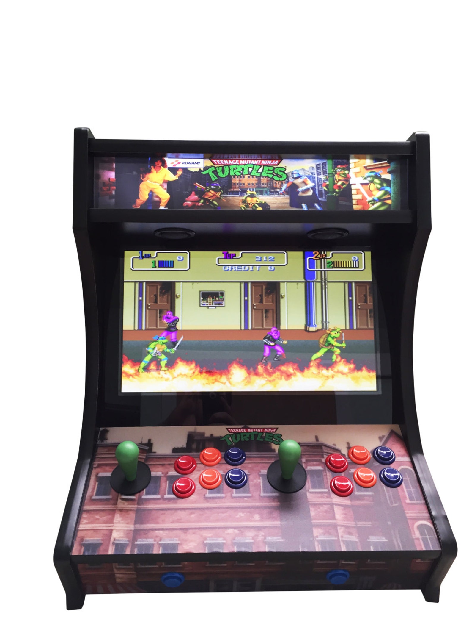 Teenage Mutant Ninja Turtles Bartop Arcade 1300 Games Free ...