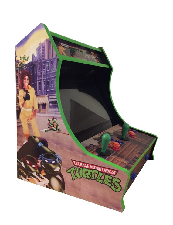 Teenage Mutant Ninja Turtles Bartop Arcade 1300 Games Free Etsy