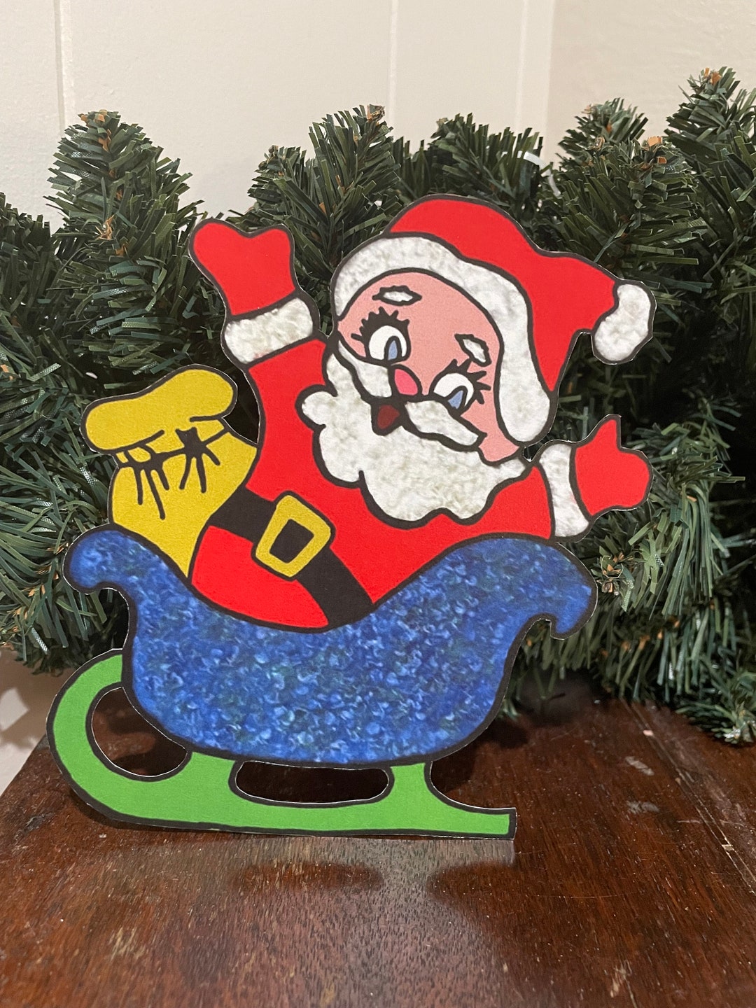 Découpe Carton Grand Format Traîneau Du Père Noël Avec Cadeaux - Déco Photo Noël Star Cutouts