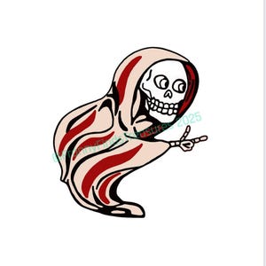 Vintage Halloween-Skelett Reaper Punkte Finger Digitaler Download Digital verändert / erweitert druckbare Kunst Bild PNG, JPG-Datei für Handwerk usw