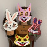 Bunny Mask - Etsy