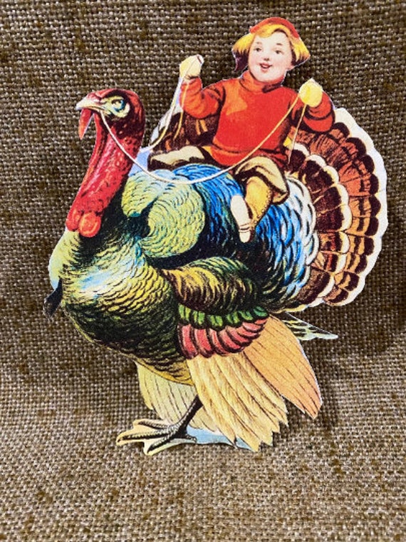 Beistle Tissue Paper Turkey Centerpiece Thanksgiving Party Autumn Fall  Harvest, Original, Vintage -  Denmark