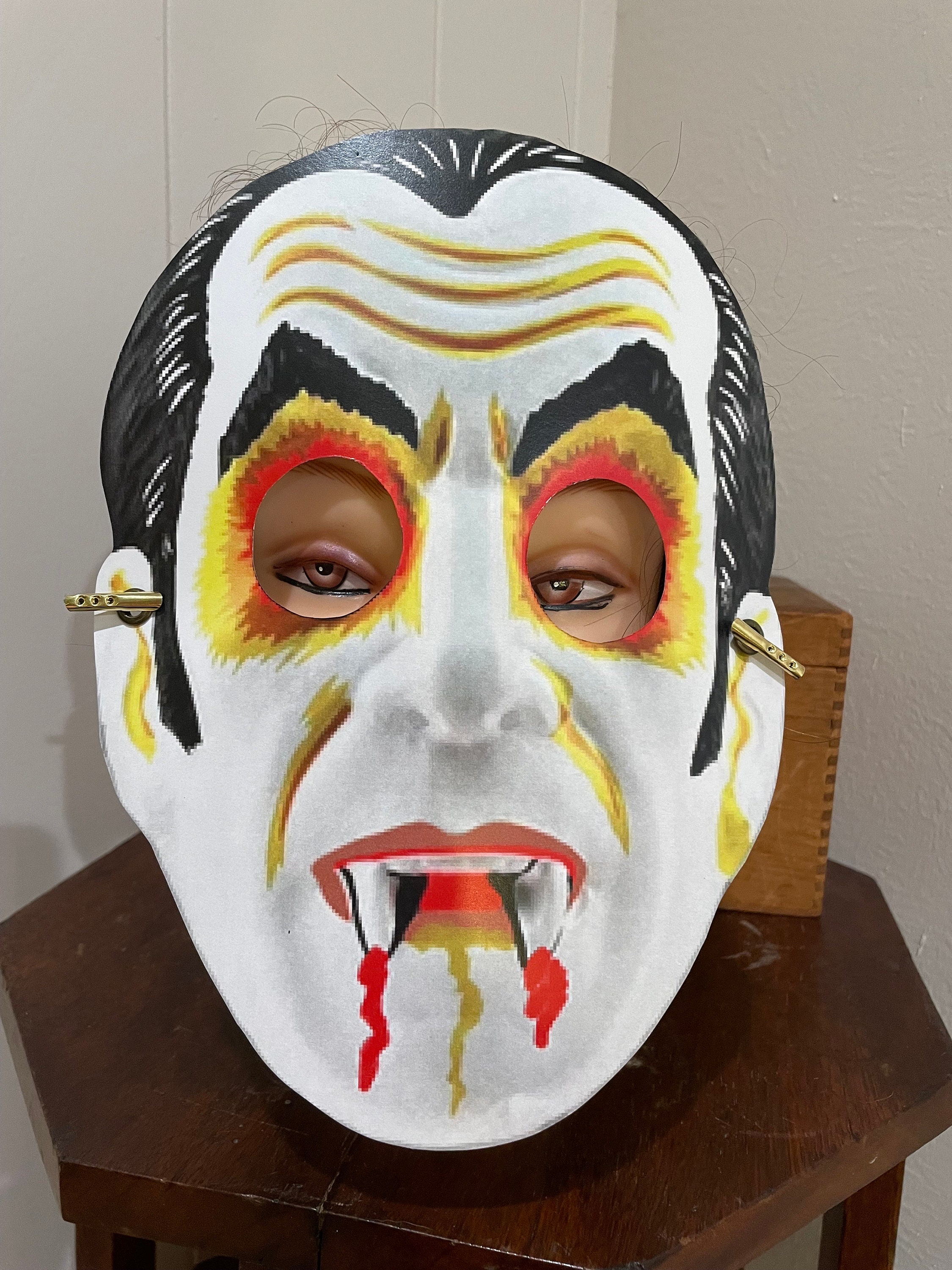 Máscara de Vampiro Drácula para Disfraz de Halloween