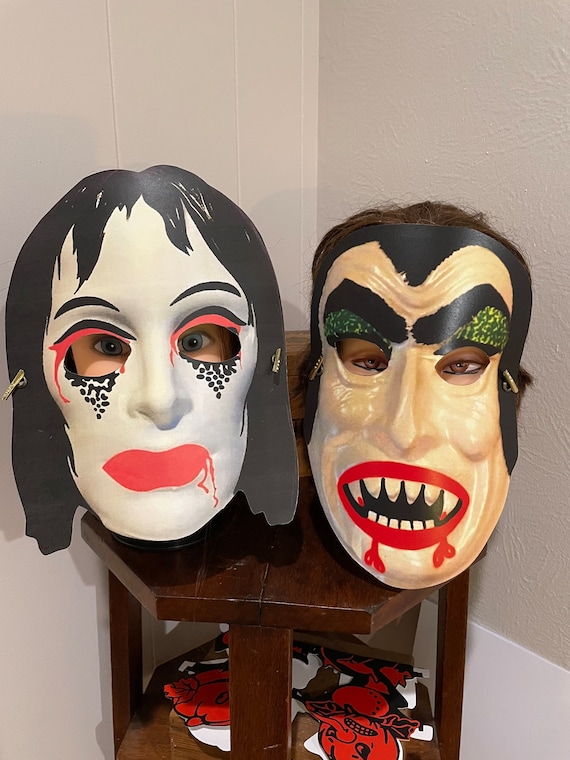 Masque César Vampyr Dracula – Vintage 1987 – Halloween