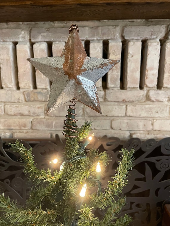 Stella Puntale Per Albero Di Natale - Decorazione 3D Con Glitter, Oro Rosa, 19cm - Foto 7