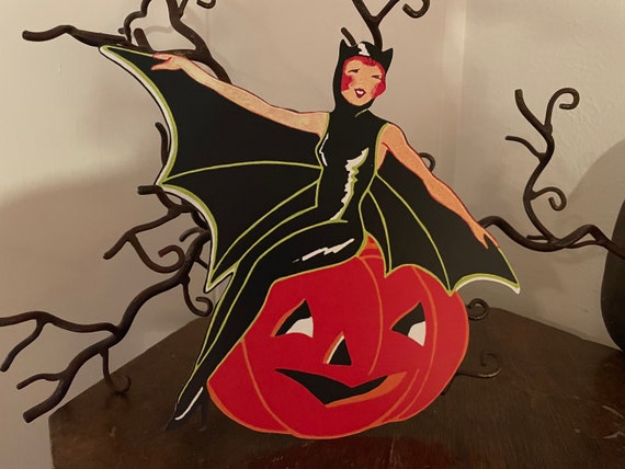Halloween-Kuchenaufsatz-Set – Mit Hexe, Katze, Kürbis-Motiven, Cupcake-Picks Für Mottopartys (aus Pappkarton)