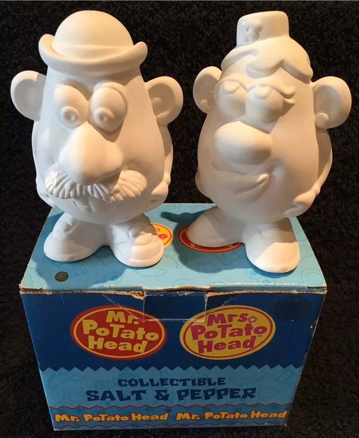 One of a Kind NIB Factory Oops RARE UNGLAZED Hasbro Mr Mrs Potato