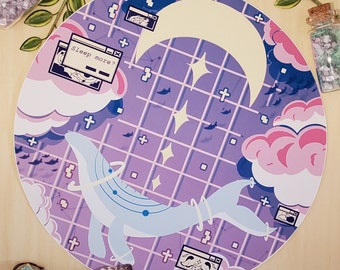 Pastel Nightskies Print / Dreamcore Webcore Fine Art Circular Print