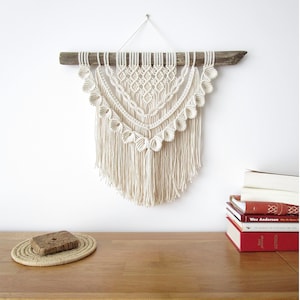 MACRAME PATTERN / Bohemian wall hanging / Macrame tutorial / Wall decor / How to / DIY / Intermediate level / English and French