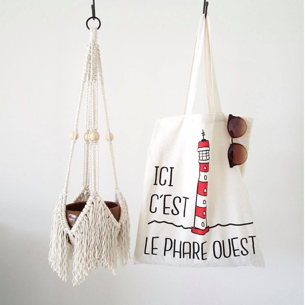 MACRAME PATTERN / Plant hanger / Plant holder / How to tutorial / DIY / Pdf / Macrame tutorial / Beginner level / English and French