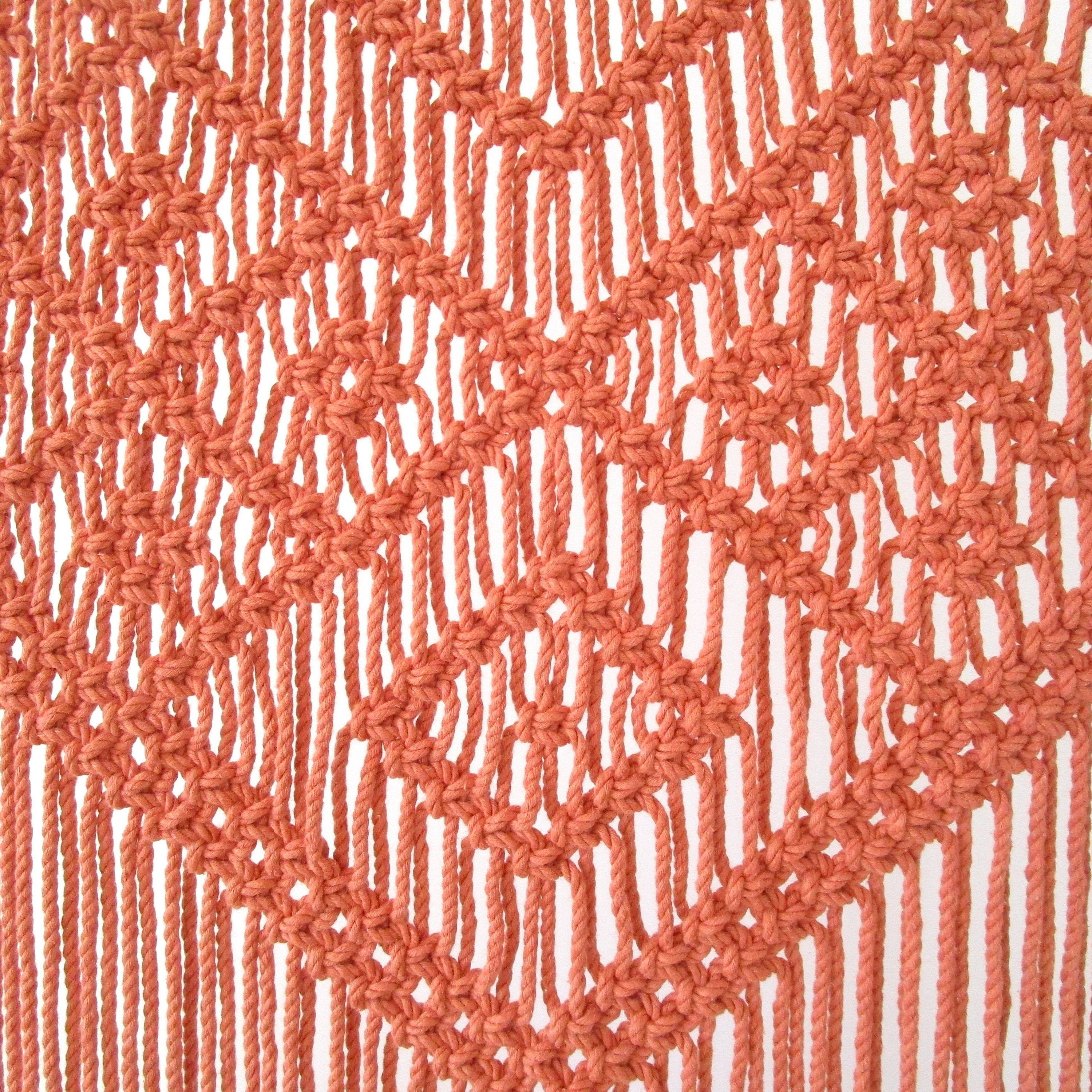 MACRAME PATTERN / Geometric Pattern Wall Hanging / Tapestry / DIY / Pdf ...