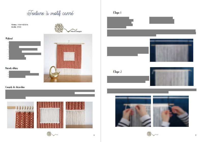 Puede incluir: Una gu&iacute;a paso a paso para crear una tapicer&iacute;a de pared con un patr&oacute;n cuadrado utilizando hilo. La gu&iacute;a incluye instrucciones, materiales e im&aacute;genes del producto terminado. La tapicer&iacute;a de pared est&aacute; hecha con hilo rojo y blanco y tiene un patr&oacute;n cuadrado en el centro.