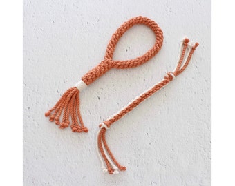 2 in 1 MACRAME PATTERN / 2 pet toys / 2 accessories for cats and dogs / DIY / Pdf / Macrame tutorial / Beginner level / English and French